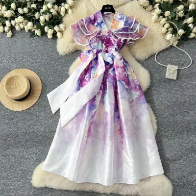 PALACE STYLE FRENCH DRESS FOR WOMEN 